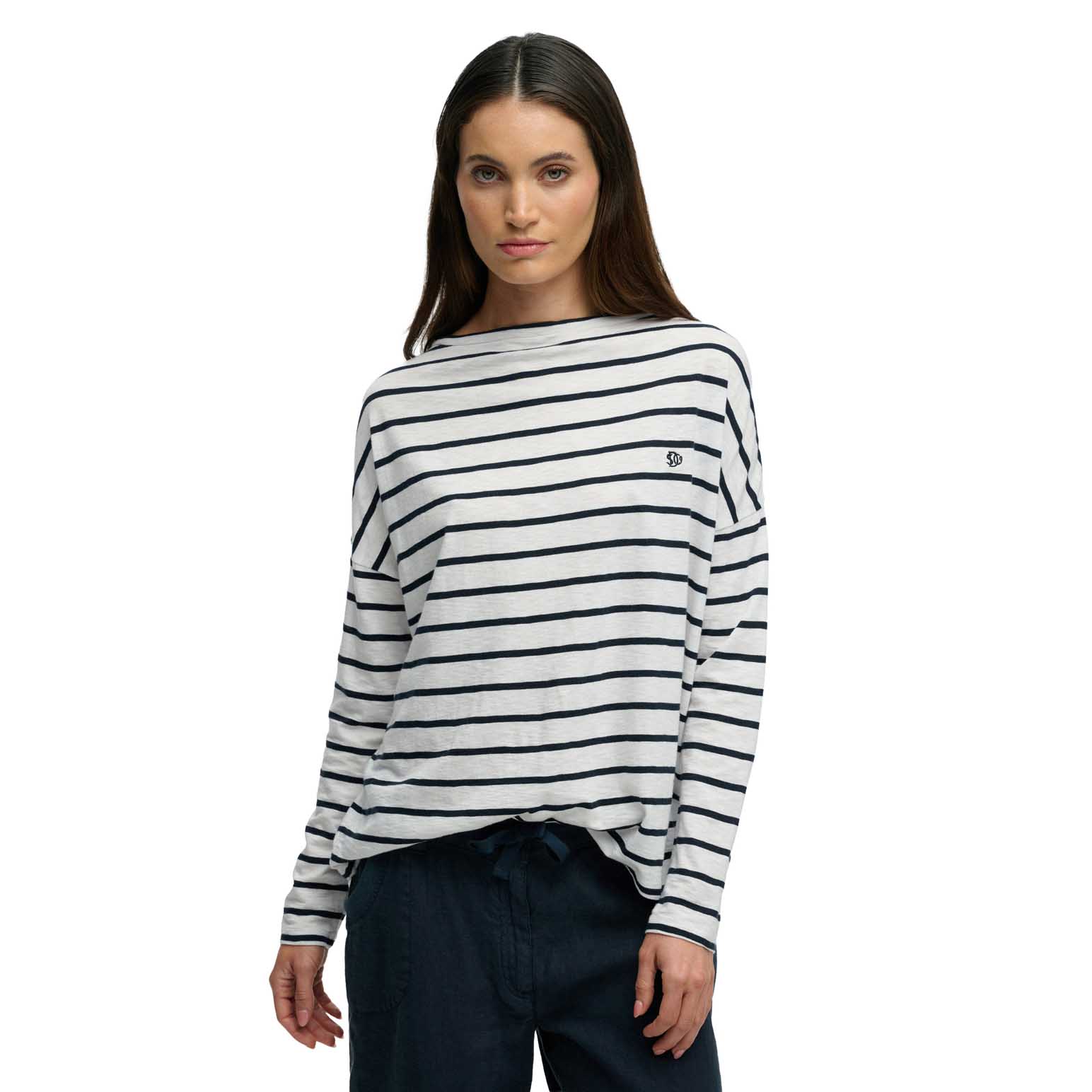 Superdry Studios Boat Neck 3/4 Sleeve